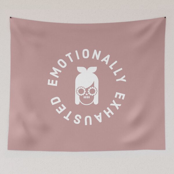 Item preview, Emotionally exhausted designed and sold by Theleochick.