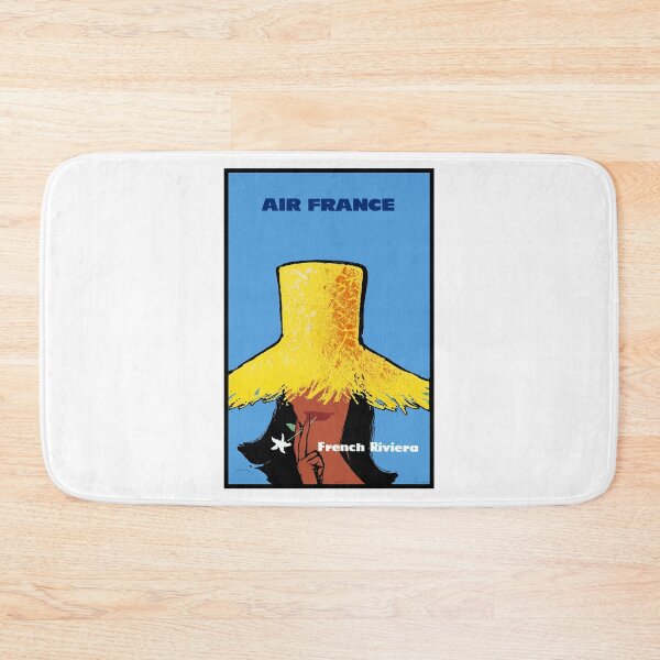 Item preview, 1963 Air France FRENCH RIVIERA Travel Poster designed and sold by retrographics.