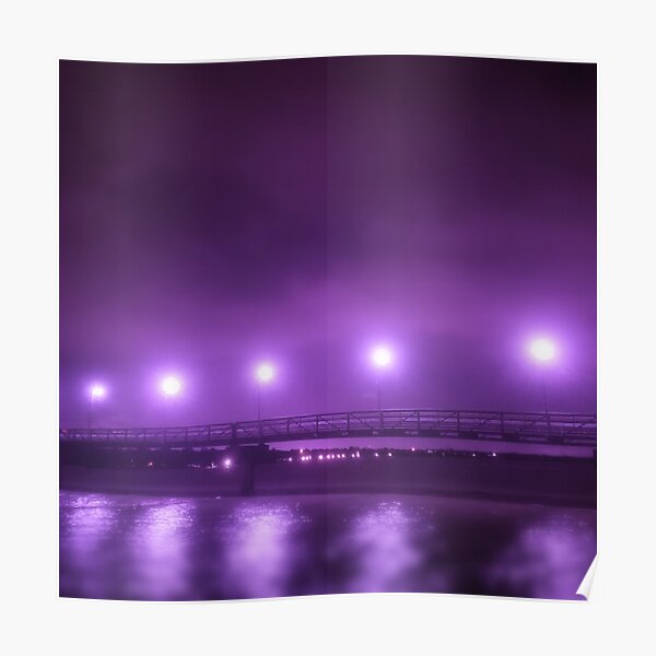 Purple Bridge Poster