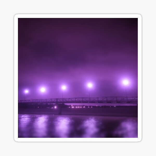 Purple Bridge Sticker
