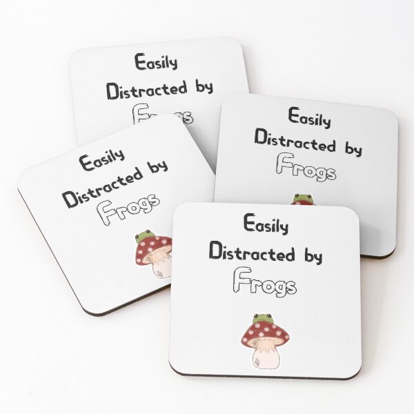 Item preview, Distracted by frogs, cute frog designed and sold by Taj Shop.