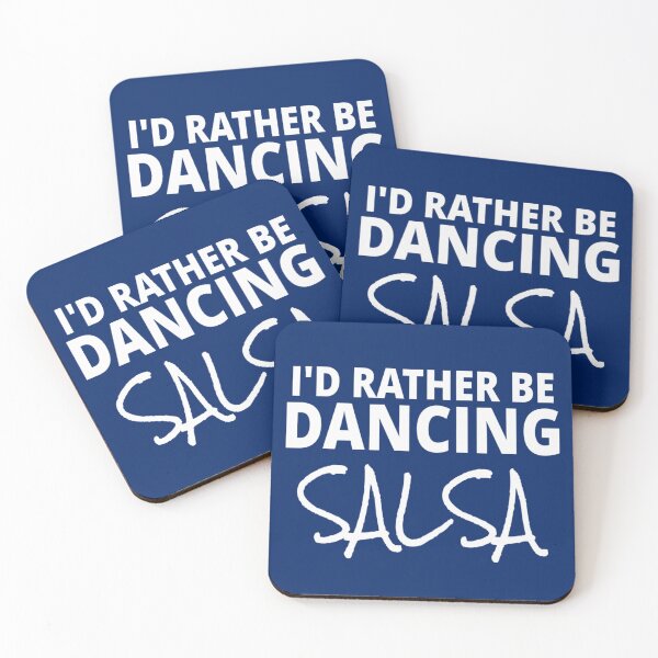 Item preview, I'd Rather Be Dancing Salsa Salsero T Shirt Merch designed and sold by PRINTS2HOT.