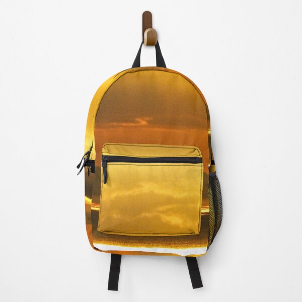 Item preview, Golden Sunset Sky Silhouette Hills Sea Landscape designed and sold by Anna Lemos.
