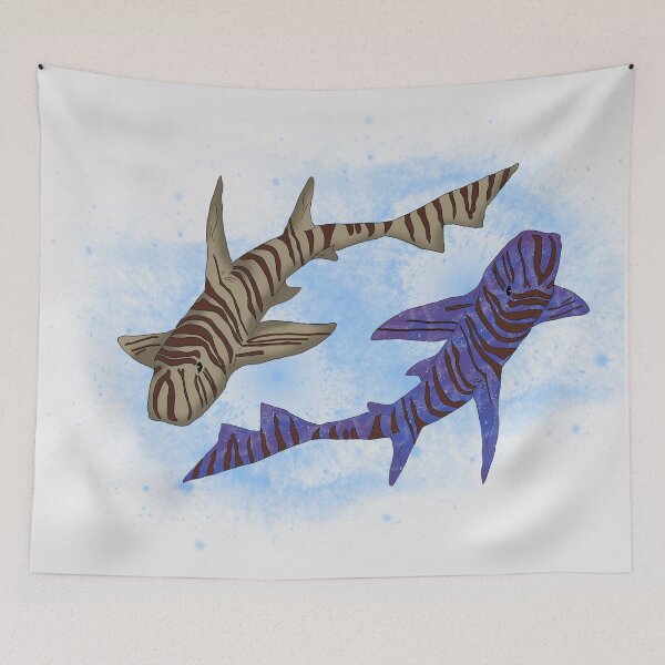 Item preview, Zebra Bullhead Shark Love designed and sold by NancyMaeDesgins.
