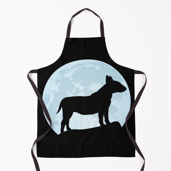 Item preview, bull terrier lover dog moon english bull terrier silhouette designed and sold by alaechamlal.
