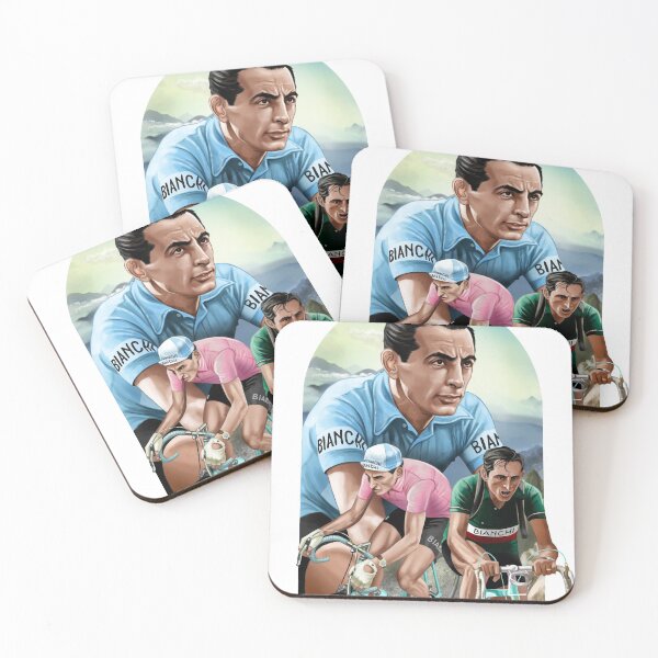 Item preview, Fausto Coppi Cycling Cyclist Portrait designed and sold by Design by Twain.