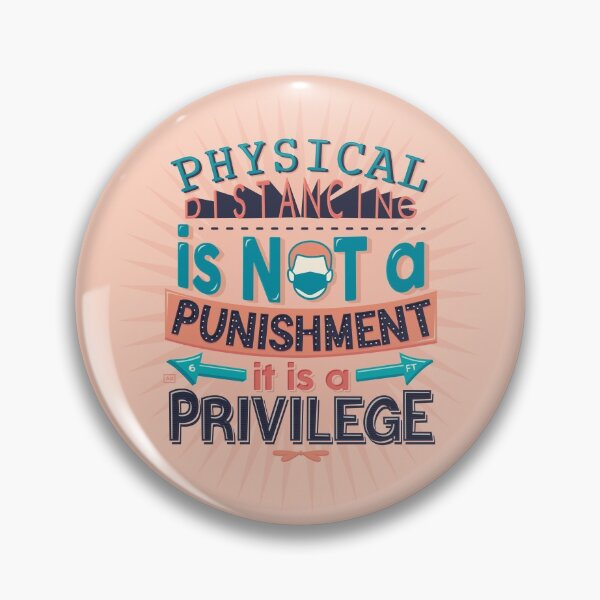 Item preview, Physical Distancing Lettering Quote designed and sold by aisvar.