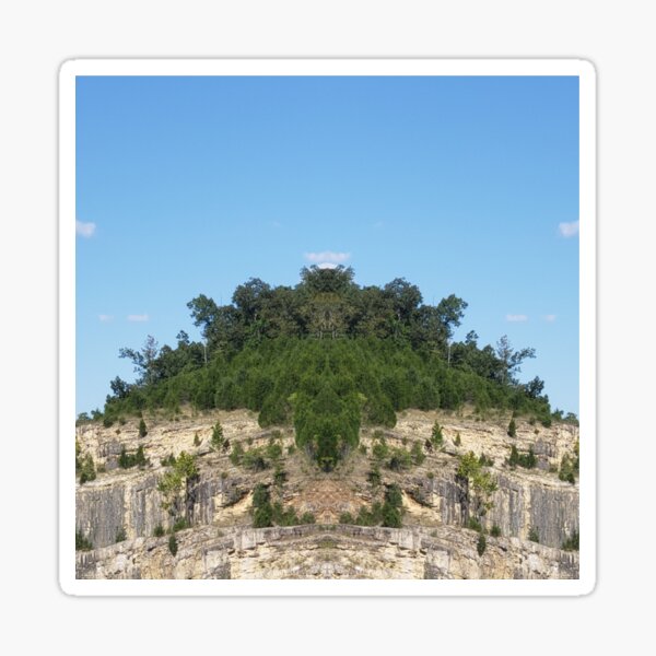 Caves and Trees Sticker