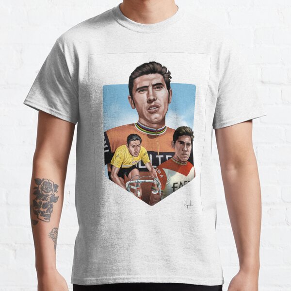 Eddy Merckx Cycling Cyclist Portrait Classic T-Shirt