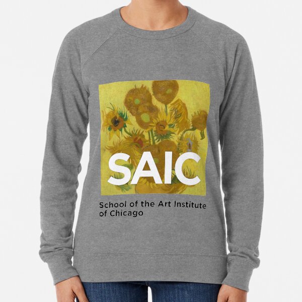 SAIC School of the Art Institute Chicago Van Gogh Sunflowers Lightweight Sweatshirt