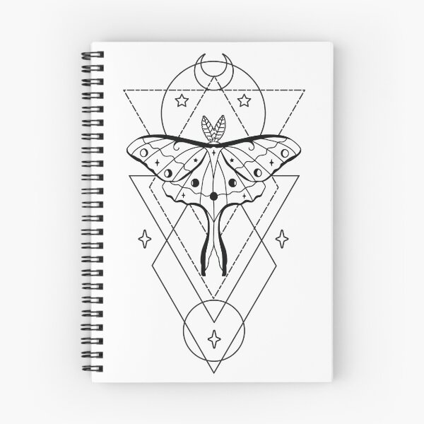 Item preview, Geometric Lunar Moth designed and sold by ordinaryxmagic.