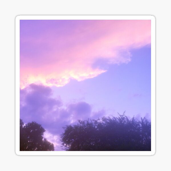 Cotton Candy Clouds Sticker