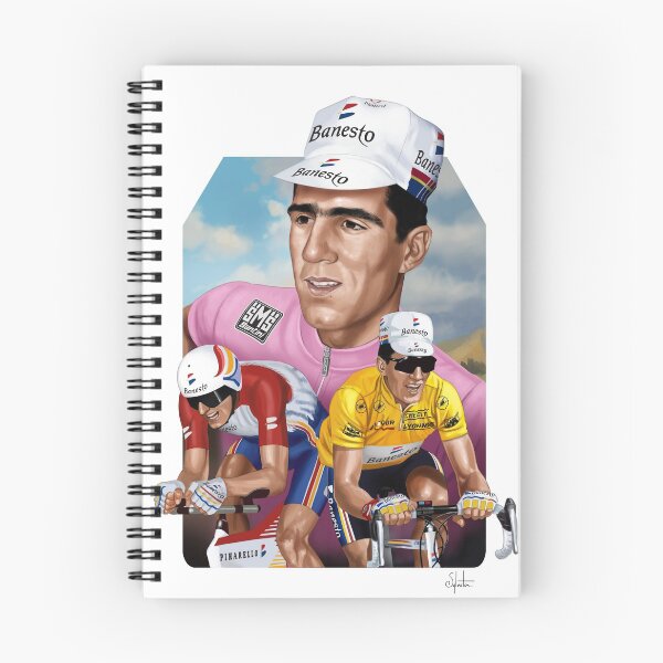 Item preview, Miguel Indurain Cycling Cyclist Portrait designed and sold by Design by Twain.