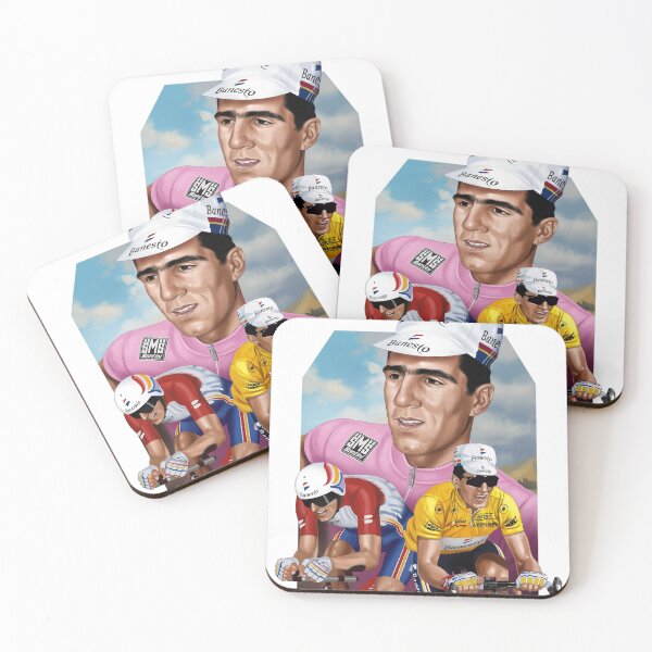 Item preview, Miguel Indurain Cycling Cyclist Portrait designed and sold by Design by Twain.
