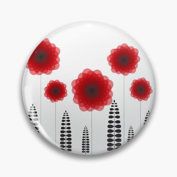 Item preview, Red  flowers designed and sold by Aenota.