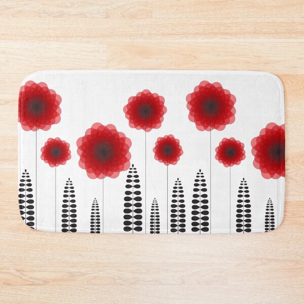 Item preview, Red  flowers designed and sold by Aenota.
