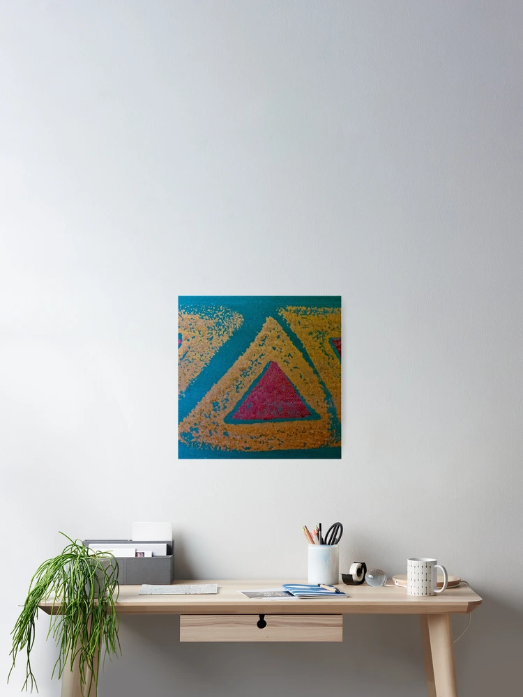 Thumbnail 2 of 3, Poster, Triangles designed and sold by Dimo Petrov.