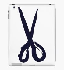 Bold black scissors design iPad Case/Skin