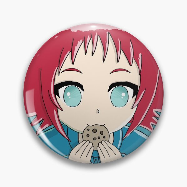Item preview, Ok but first cookies anime girl - Dark Red Hair designed and sold by OooiChris.