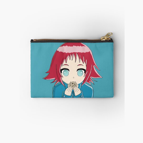 Item preview, Ok but first cookies anime girl - Dark Red Hair designed and sold by OooiChris.
