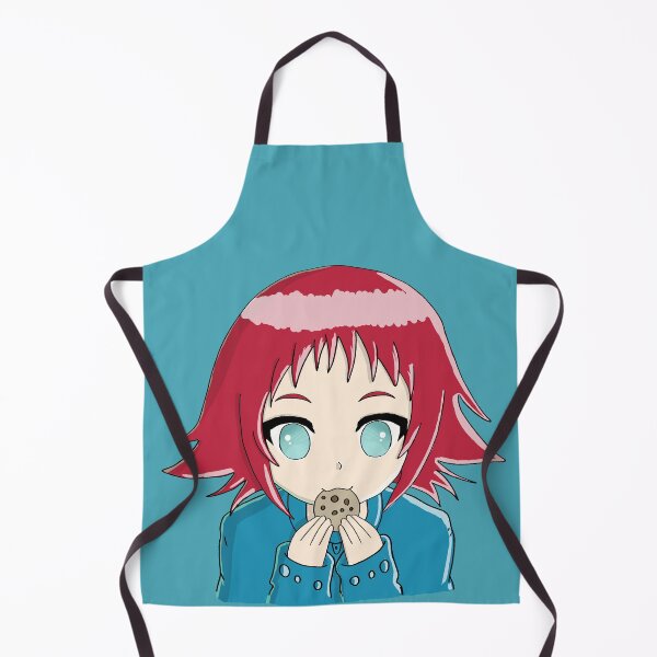 Item preview, Ok but first cookies anime girl - Dark Red Hair designed and sold by OooiChris.