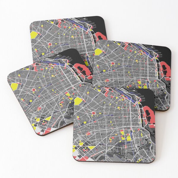 Item preview, Buenos Aires City Map designed and sold by CitiesonWalls.