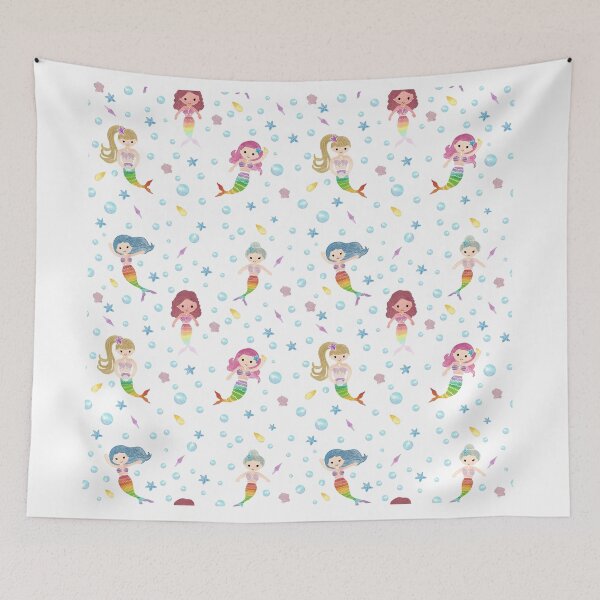 Item preview, Rainbow Mermaid designed and sold by Crafted-Pear.