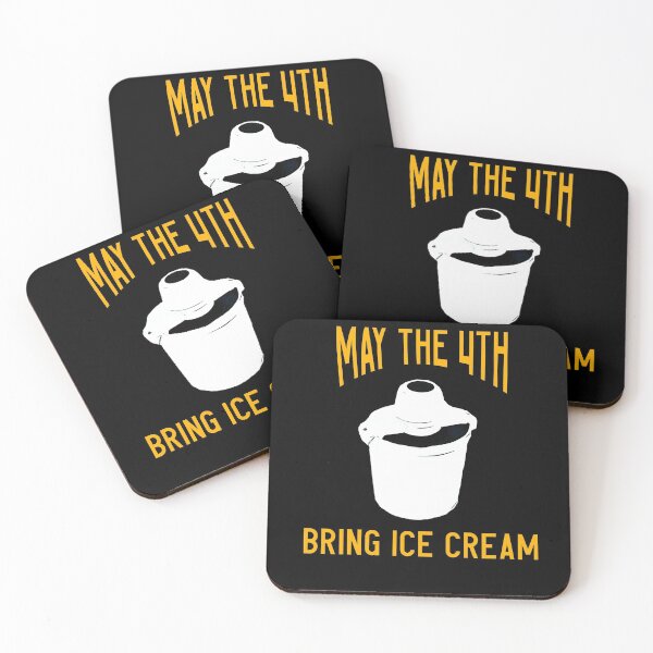 Item preview, May The Fourth | May the 4th | I Love Ice Cream designed and sold by Tasha McGlashan.