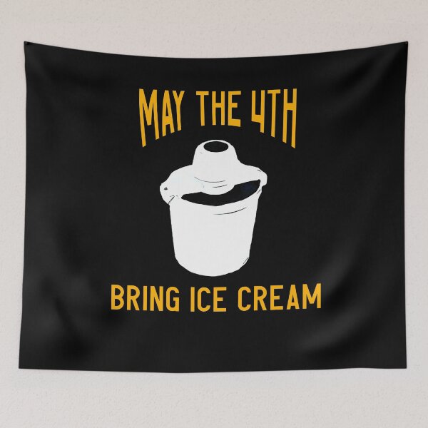 Item preview, May The Fourth | May the 4th | I Love Ice Cream designed and sold by Tasha McGlashan.