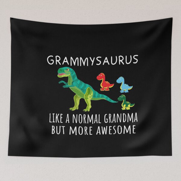 Item preview, grammysaurus like a normal grandma but more awesome Dinosaurs T-Shirt designed and sold by Ikgha.