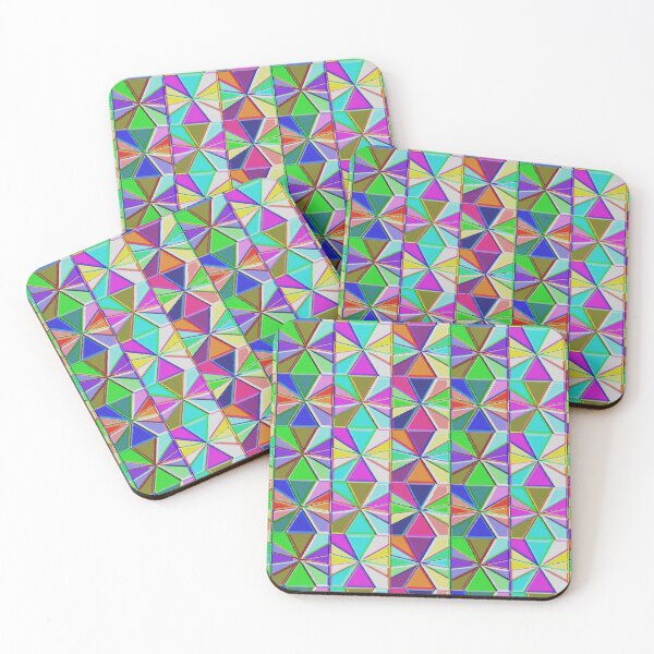 Item preview, Colored Embossed Squares and Triangles designed and sold by KDStout.