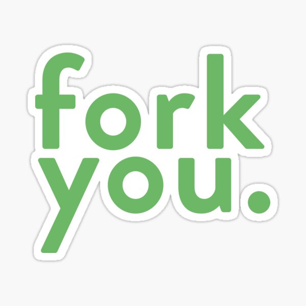 Item preview, fork you (the good place) designed and sold by abbywalk.
