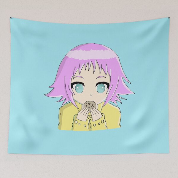 Item preview, Ok but first cookies anime girl - Pink Hair designed and sold by OooiChris.