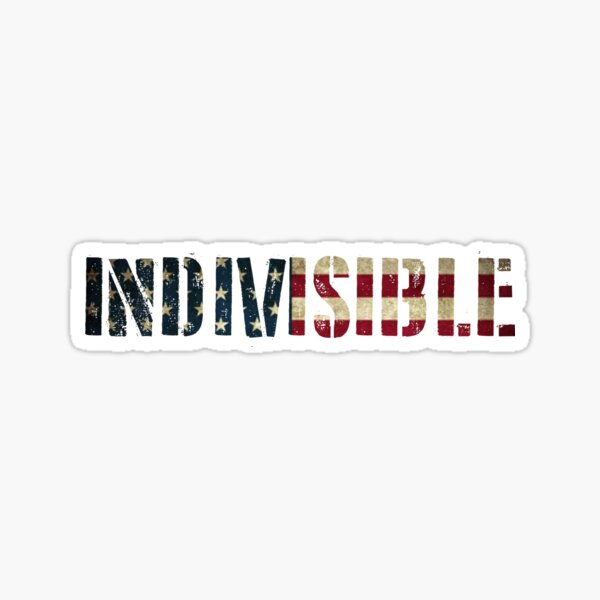 "Indivisible" Sticker for Sale by RyanJGtz Redbubble