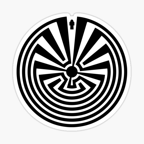 Item preview, Man in the Maze designed and sold by boneytoes.
