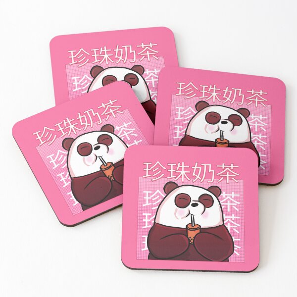 Item preview, Pearl Milk Tea Panda Bear designed and sold by RoserinArt.