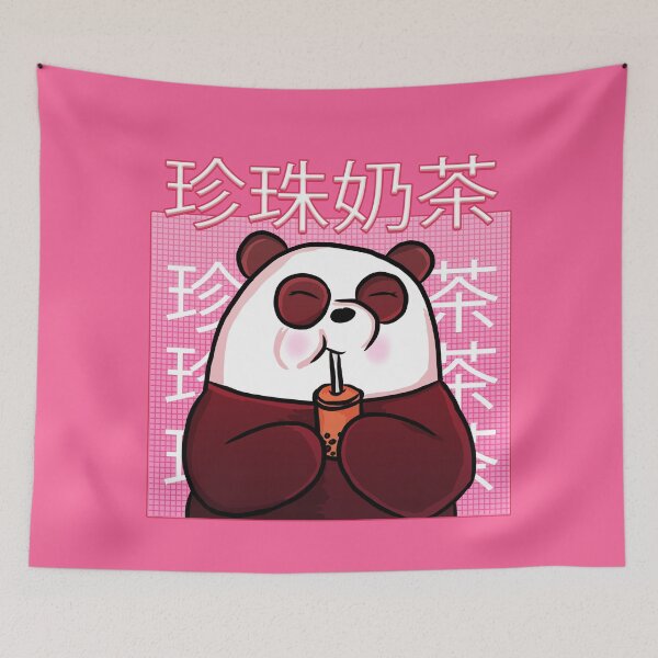 Item preview, Pearl Milk Tea Panda Bear designed and sold by RoserinArt.
