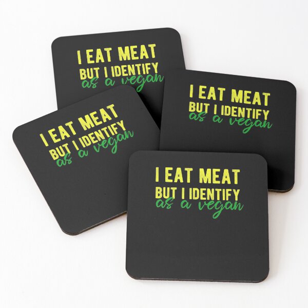 Item preview, i eat meat but i identify as a vegan	funny vegan men women ,veganism designed and sold by NAMTO.