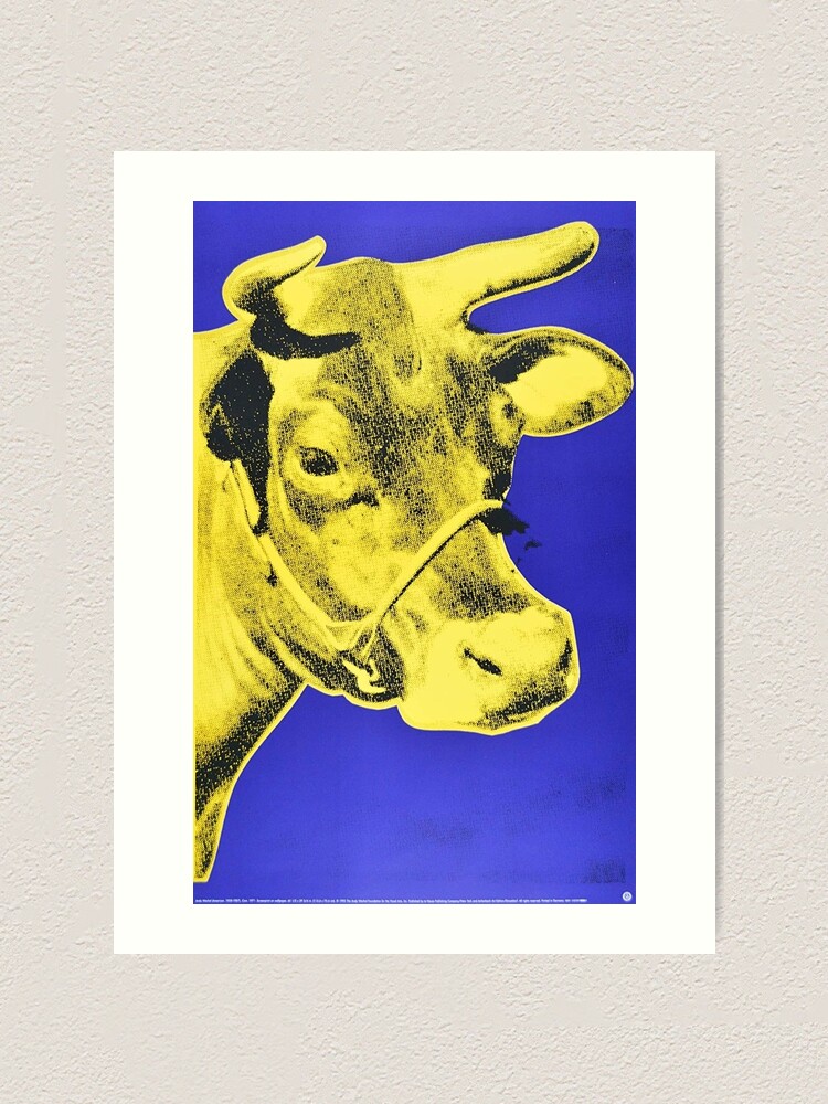 若者の大愛商品 Shirt 90s Cow Wallpaper Andy Warhol Tシャツ