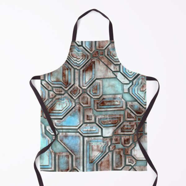 Item preview, Rusty high tech  pattern designed and sold by Aenota.