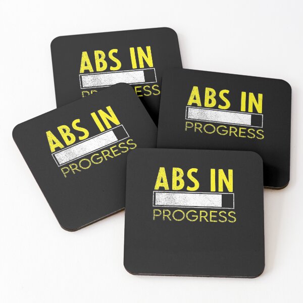 Item preview, abs in progress funny fitness lover  designed and sold by NAMTO.