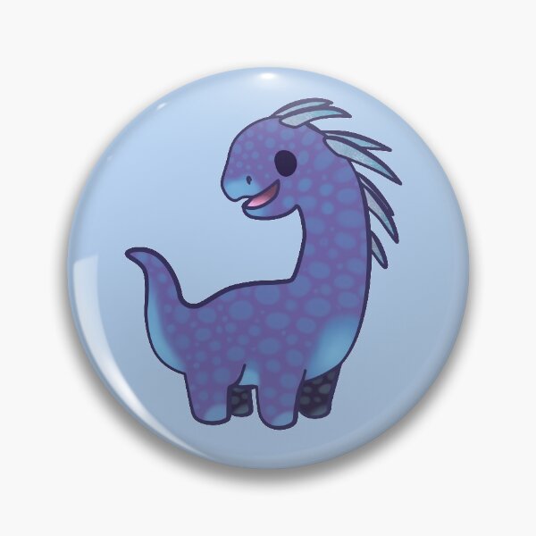 Item preview, Colorful Chibi Long Neck Dinosaur - Sauropod Amargasaurus designed and sold by ShyOwlet.