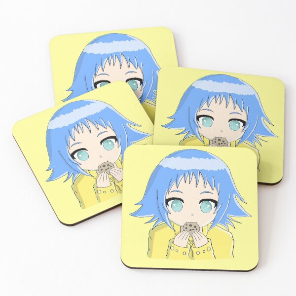 Item preview, Ok but first cookies anime girl - Blue Hair designed and sold by OooiChris.
