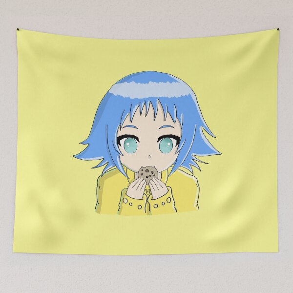 Item preview, Ok but first cookies anime girl - Blue Hair designed and sold by OooiChris.