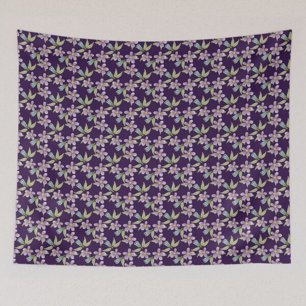 Item preview, May Flowers in Teal and Purple designed and sold by Sheri42.