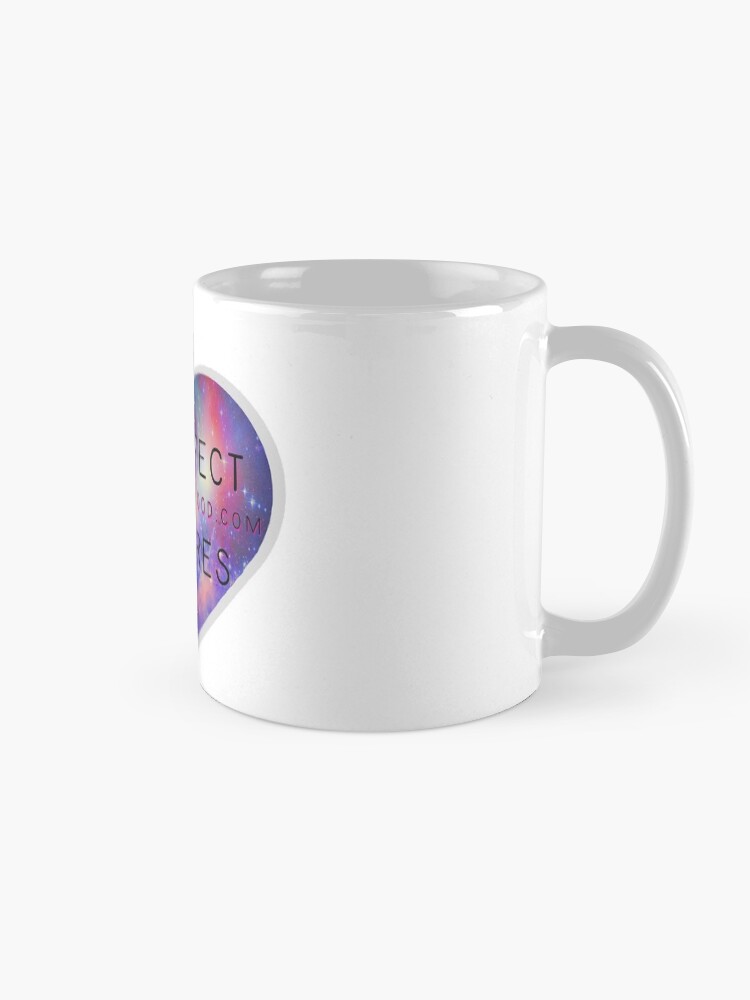 Alternate view of Imperfect Pictures Galaxy Heart Coffee Mug