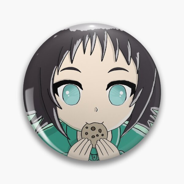 Item preview, Ok but first cookies anime girl - Black Hair designed and sold by OooiChris.