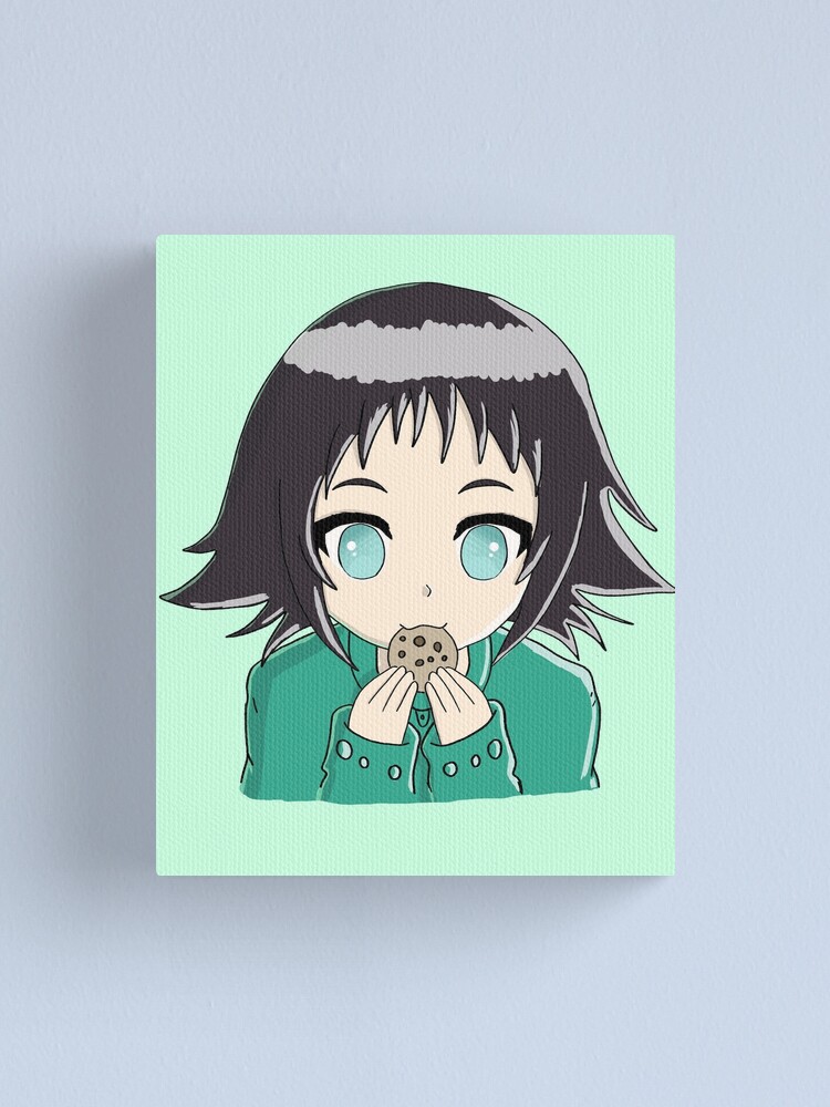 Lienzo «Ok, pero primero galletas chica anime - Cabello negro» de OooiChris | Redbubble Lienzo «Ok, pero primero galletas chica anime - Cabello negro» de OooiChris | Redbubble