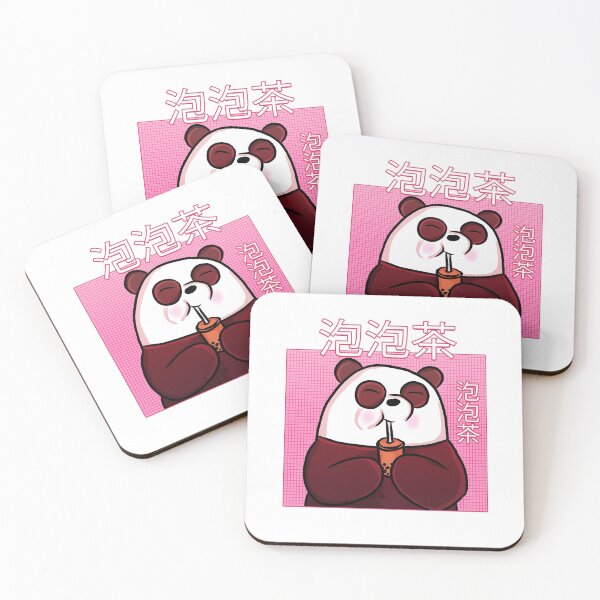 Item preview, Bubble Tea Panda Bear designed and sold by RoserinArt.