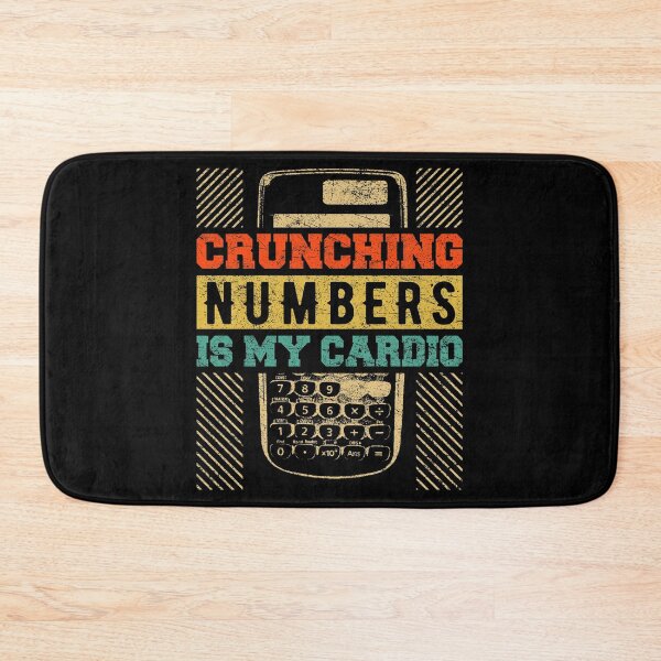 Item preview, Retro Crunching Numbers is My Cardio Accounting Spreadsheets Accountant Transactions Storing Sorting Sort designed and sold by shirti.